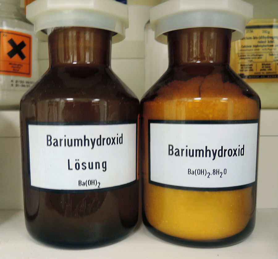 Bariumhydroxid - Barytwasser